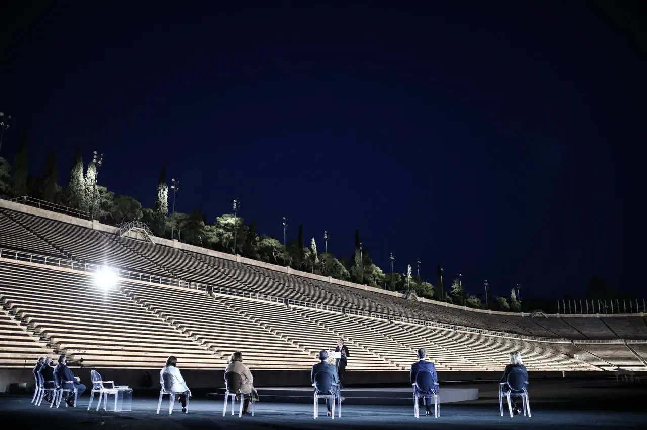 Εγκαίνια νέου φωτισμού του Παναθηναϊκού Σταδίου